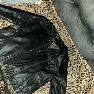Top Shop faux leather jacket